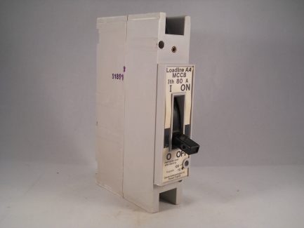 Dorman Smith Loadline MCCB 80 Amp Single Pole Breaker 80A AA LLBAA80