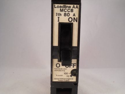 Dorman Smith Loadline MCCB 80 Amp Single Pole Breaker 80A AA LLBAA80 - Image 5