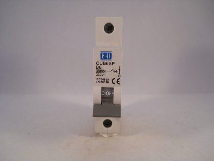 CED MCB 6 Amp Type B 6A Single Pole Circuit Breaker B6 Axiom CUB6SP - Image 3