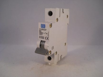CED MCB 6 Amp Type B 6A Single Pole Circuit Breaker B6 Axiom CUB6SP - Image 4