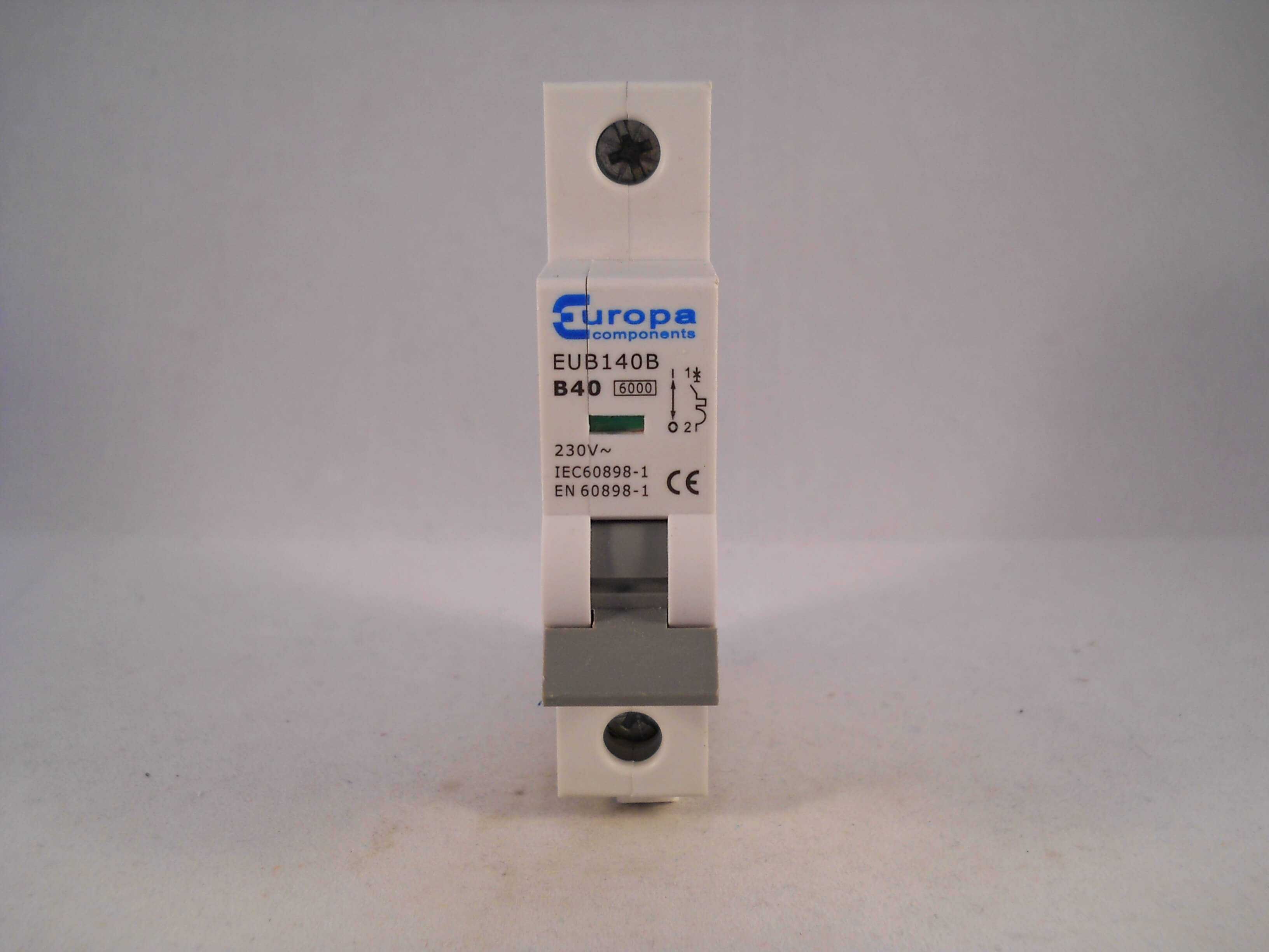 Hager 6A Single Pole 6kA B Curve MCB (MTN106