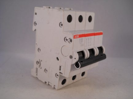 ABB MCB 63 Amp Type C Triple Pole 63A C63 Three Phase Breaker S203 S203C63