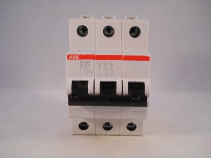 ABB MCB 63 Amp Type C Triple Pole 63A C63 Three Phase Breaker S203 S203C63 - Image 2