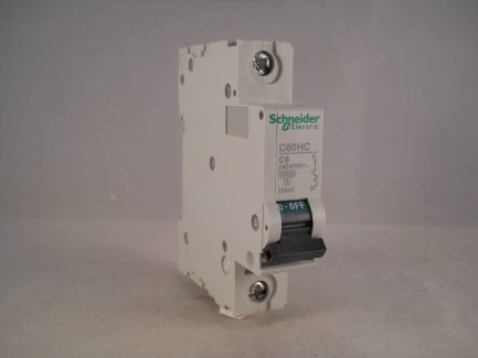 Schneider MCB 6 Amp Single Pole Type C 6A Multi9 C60HC106 Merlin Gerin 25643