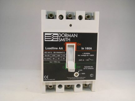 Dorman Smith Loadline MCCB 160 Amp Triple Pole 3 Phase 160A AA LLBAAT160 - Image 2