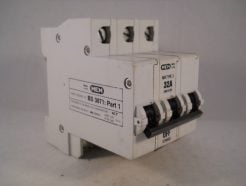 MEM MCB 32 Amp Type 2 Triple Pole 3 Phase M9 32A Memshield T323B 323MB 323MB2