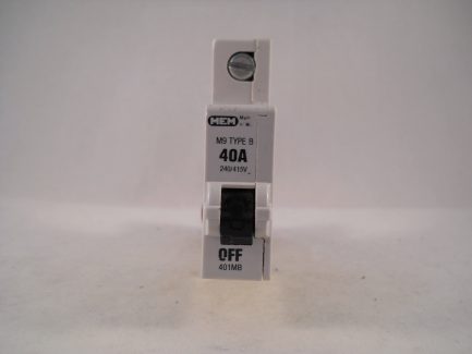 MEM MCB Type B 40 Amp M9 Single Pole 40A Memshield 1 T401B 2T401 401B 401MB - Image 2