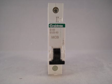 Crabtree Starbreaker MCB 40 Amp Single Pole Breaker Type B 40A 61/B40 Series 5 - Image 2