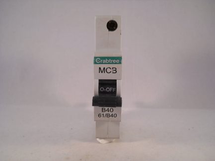 Crabtree Starbreaker MCB 40 Amp Single Pole Breaker Type B 40A 61/B40 Series 4 - Image 2