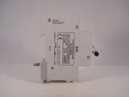 Crabtree Starbreaker MCB 40 Amp Single Pole Breaker Type B 40A 61/B40 Series 4 - Image 4