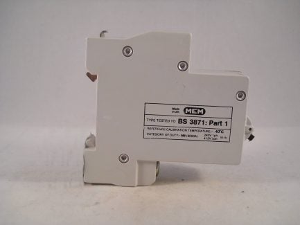 MEM MCB Type 2 6 Amp M9 Single Pole 6A Memshield Circuit Breaker 61MB2 - Image 4