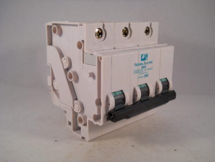 Federal Electric MCB 50 Amp Type B 50A Triple Pole B50 Stablok HBA HBA3P50