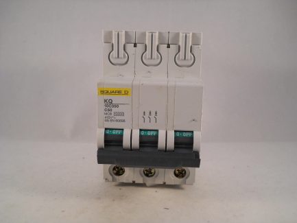 Square D MCB 50 Amp Triple Pole 3 Phase Breaker Type C 50A Loadcentre KQ10C350 - Image 2