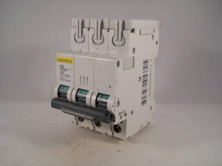 Square D MCB 50 Amp Triple Pole 3 Phase Breaker Type C 50A Loadcentre KQ10C350 - Image 3