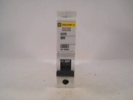 Square D QOE MCB 6 Amp Single Pole Qwikline Type B 6A QO106EB6 Flag Indication - Image 2