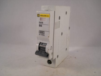 Square D QOE MCB 6 Amp Single Pole Qwikline Type B 6A QO106EB6 Flag Indication - Image 3