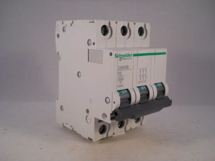 Schneider MCB 6 Amp Triple Pole 3 Phase Type B 6A C60HB306 Merlin Gerin 25868