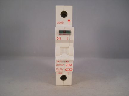 MEM Memera 2000 MCB 20 Amp Type 2 20A Single Pole Breaker Memshield Delta AB20S2 - Image 2