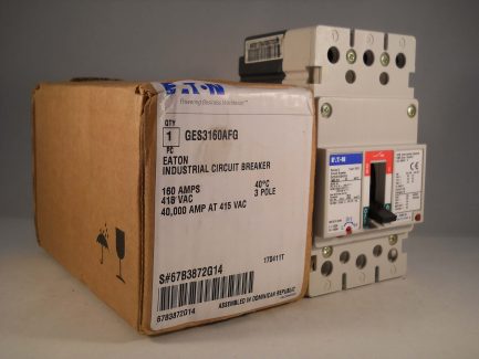Eaton MCCB 160 Amp Triple Pole 160A 3 Phase Series G GES3160AFG NEW