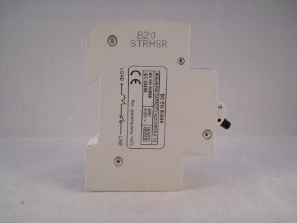 Steeple MCB 20 Amp Type B 20A Single Pole Circuit Breaker D2SB20B - Image 5