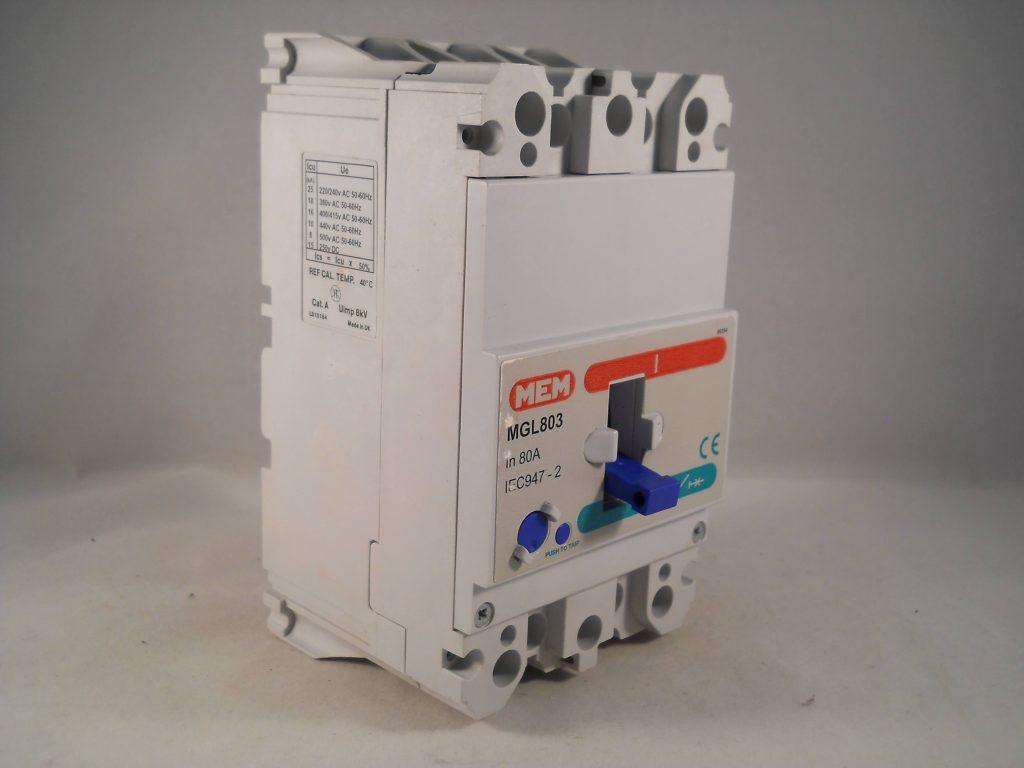 MEM MGL803 / TLG803 80A 16kA Dreipoliger MCCB – Talisman Plus, Gebraucht, Top