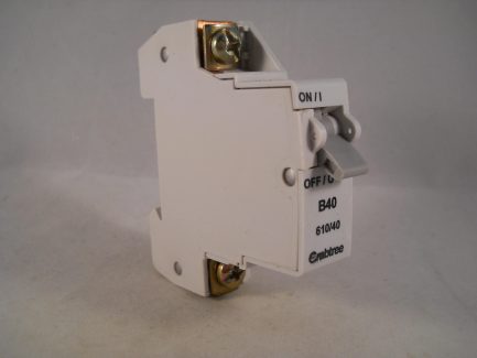 Crabtree SB6000 MCB 40 Amp Single Pole Breaker Type B 40A 610/40