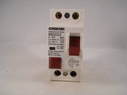 Contactum RCD 80 Amp 30mA Double Pole 80A B8003/2 - Image 2