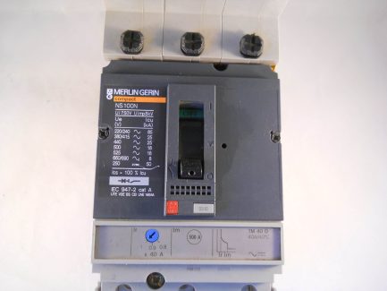 Merlin Gerin MCCB 40 Amp Triple Pole Compact 40A NS100N TM40D MGP0403 - Image 5