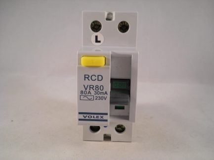 Volex RCD 80 Amp 30mA Double Pole 80A RCCB Protector Trip VR80 - Image 2