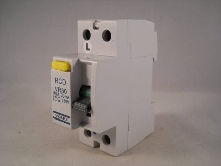 Volex RCD 80 Amp 30mA Double Pole 80A RCCB Protector Trip VR80 - Image 3