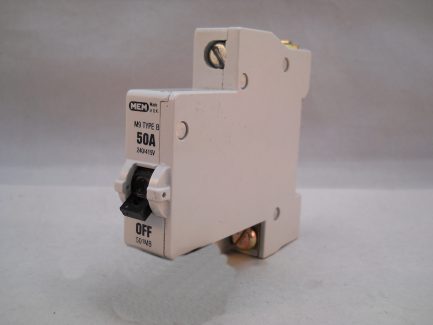 MEM MCB Type B 50 Amp M9 Single Pole 50A Memshield 1 T501B 2T501 501B 501MB - Image 3