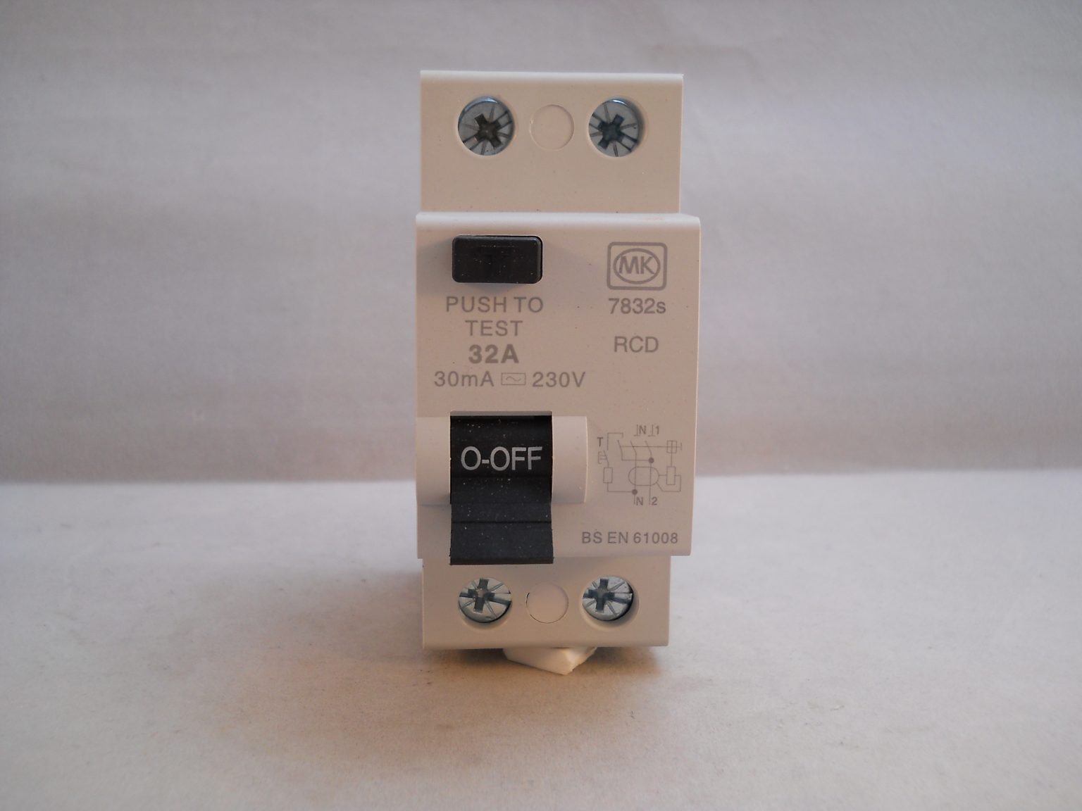 32 Amp Rcd MK RCD 32 Amp 30mA Double Pole 32A Sentry 7832S - Willrose Electrical ...