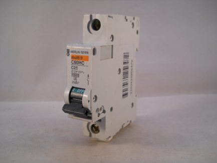Merlin Gerin MCB 25 Amp Single Pole Breaker Type C 25A Multi9 C60HC125 25647 - Image 3