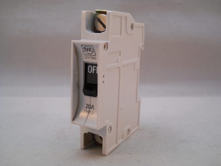 MK MCB 20 Amp Single Pole Circuit Breaker Type 2 20A Sentry LN5920 - Image 3