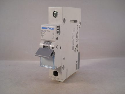 Hager MCB 50 Amp Single Pole Circuit Breaker Type B 50A B50 MTN150 - Image 3