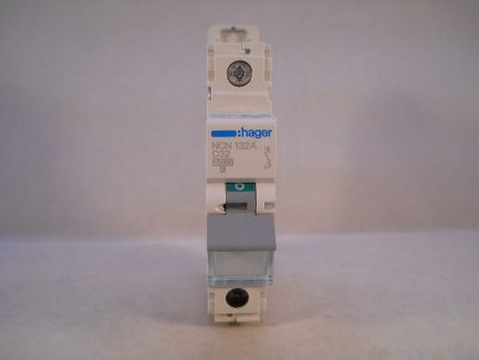 Hager MCB 32 Amp Single Pole Circuit Breaker Type C 32A C32 NCN132A - Image 2