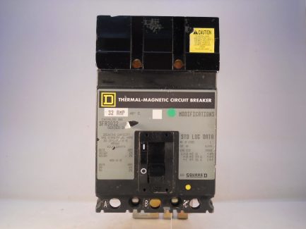 Square D MCCB 32 Amp Triple Pole 3 Phase 32A Series 2 i-Line Breaker SFA3032 - Image 2