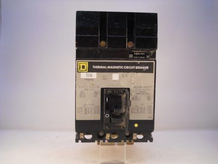Square D MCCB 50 Amp Triple Pole 3 Phase 50A Series 2 i-Line Breaker SFA3050 - Image 2
