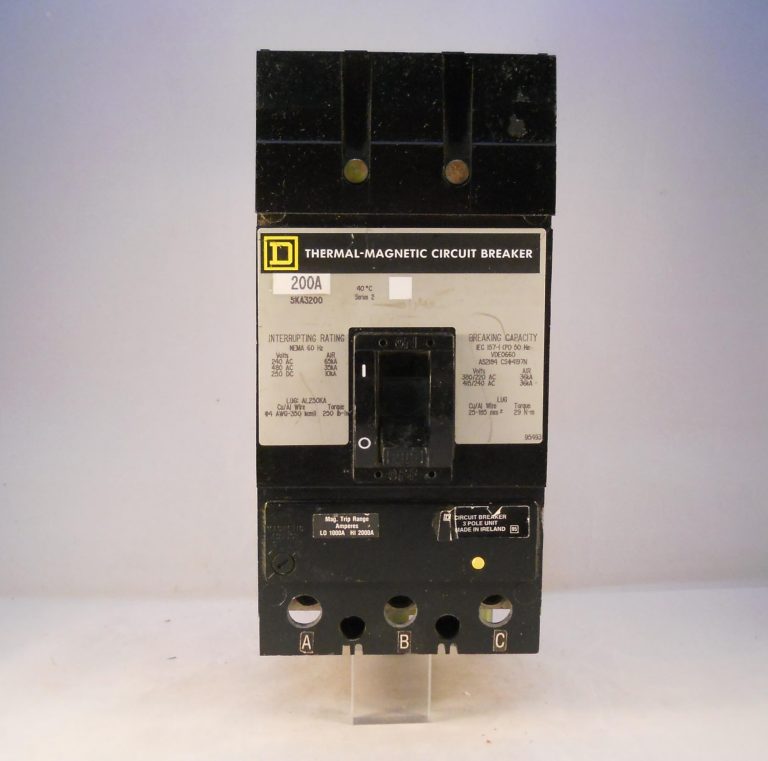 Square D 200 Amp Triple Pole 200A I-Line MCCB Moulded Case Breaker