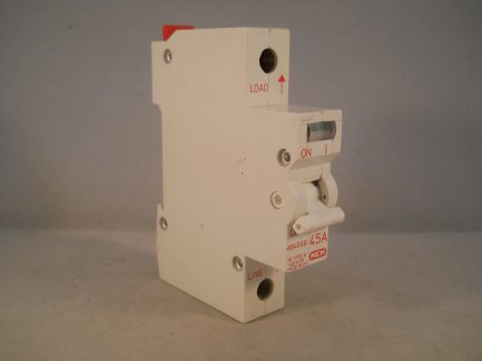 MEM Memera 2000 MCB 45 Amp Type B 45A Single Pole Breaker Memshield Delta AB45SB