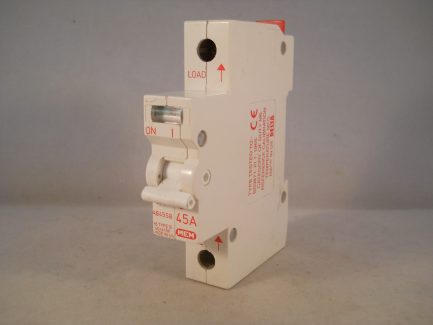 MEM Memera 2000 MCB 45 Amp Type B 45A Single Pole Breaker Memshield Delta AB45SB - Image 3
