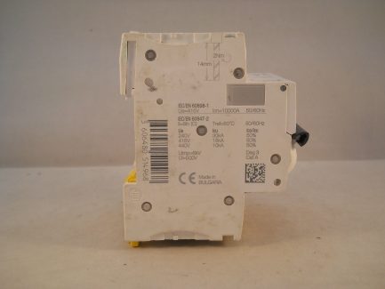 Schneider MCB 10 Amp Acti9 iC60H Type C 10A Triple Pole 3 Phase A9F54310 - Image 4
