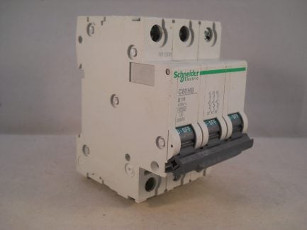 Schneider MCB 16 Amp Triple Pole 3 Phase Type B 16A C60HB316 Merlin Gerin 25870
