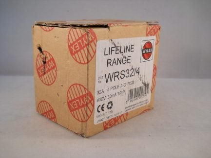 Wylex RCD 32 Amp 30mA Four Pole 32A RCCB Lifeline Trip WRS32/4 NEW - Image 6