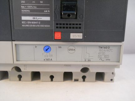 Merlin Gerin MCCB 160 Amp Four Pole TP&N Compact 160A NS160N TM160D - Image 5