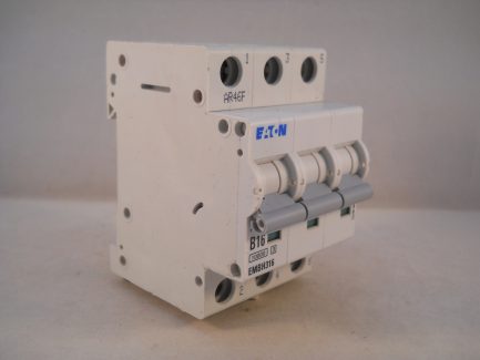 Eaton MCB 16 Amp Type B 16A Triple Pole 3 Phase B16 Memshield 3 EMBH316