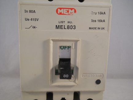 MEM MCCB 80 Amp Triple Pole 80A 3 Phase Bill TLE803 Memshield 2 MEL803 - Image 5