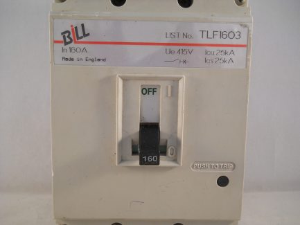 Bill MCCB 160 Amp Triple Pole 160A 3 Phase Breaker Memshield 2 MFL1603 TLF1603 - Image 5