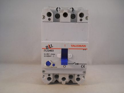 Bill MCCB 40 Amp Triple Pole 40A 3 Phase Breaker MEM MGL403 Talisman TLG403 - Image 2