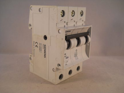 Siemens MCB 50 Amp 5SX43 Type C Triple Pole 50A 3 Phase Circuit Breaker 5SX43C50